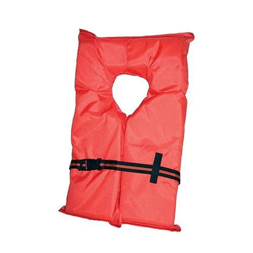Kent adult Type II USCG approved life jacket, orange - sold here as a 4-pack