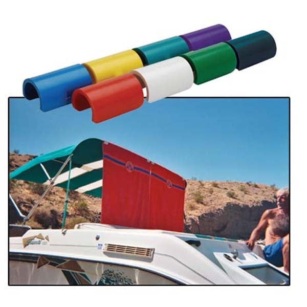 Terricraft Bimini Clip 7/8" - White (6-Pack)