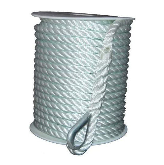 AAmstrand Twisted Nylon Anchor Line – 3/8" x 150 ft