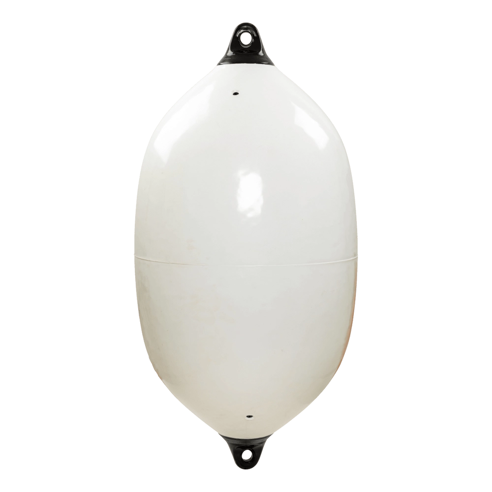 Taylor Made Tuff End Inflatable Fender 12" x 35" – White Heavy Duty Boat Fender