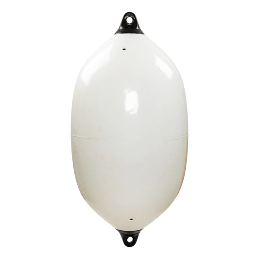 Taylor Made Tuff End Inflatable Fender 12" x 35" – White Heavy Duty Boat Fender