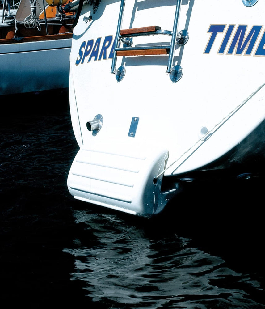 Taylor Made Transom Fender 10" x 22" – White Swim Platform & Transom Protector