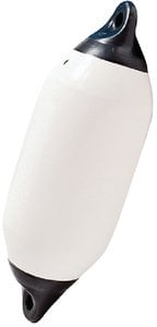 Taylor Made Tuff End Inflatable Fender 12" x 35" – White Heavy Duty Boat Fender