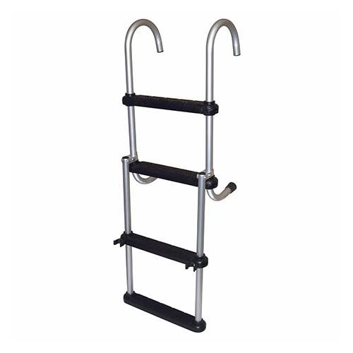 JIF Marine 4-Step Removable Folding Pontoon Ladder