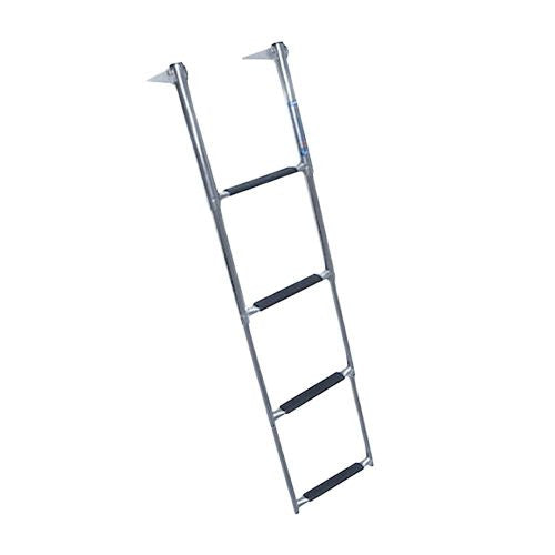 Windline TDL-4X 4-step telescoping over-platform boat ladder with stainless steel steps