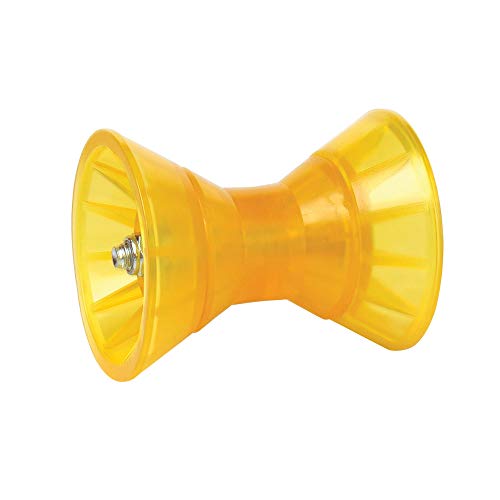 Tie Down 3 inch amber PVC bow roller assembly