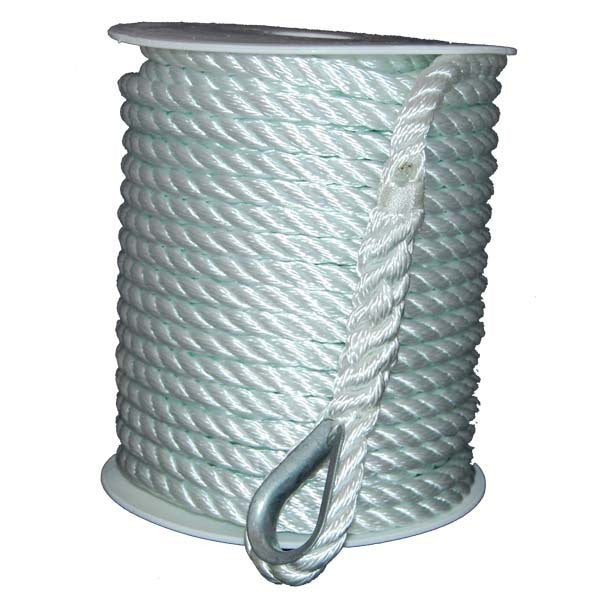 AAmstrand Twisted Nylon Anchor Line – 3/8" x 100 ft