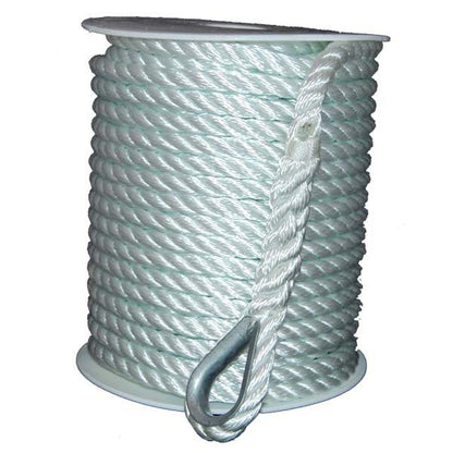 AAmstrand Twisted Nylon Anchor Line – 3/8" x 100 ft