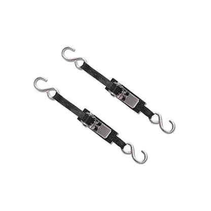 BoatBuckle Stainless Steel Ratchet Transom Tie-Down 1" x 3.5' – Pair