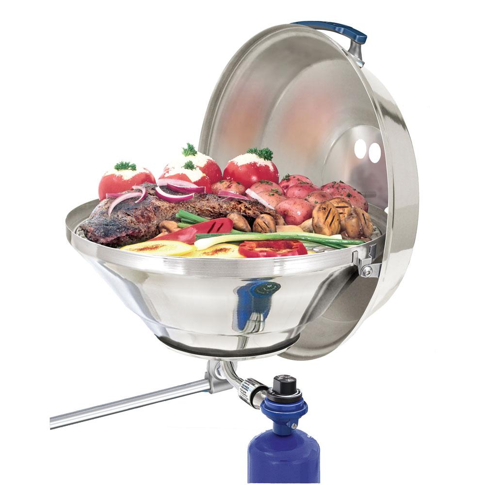 Magma Marine Kettle 17" Party Size Gas Grill with Hinged Lid – A10-215