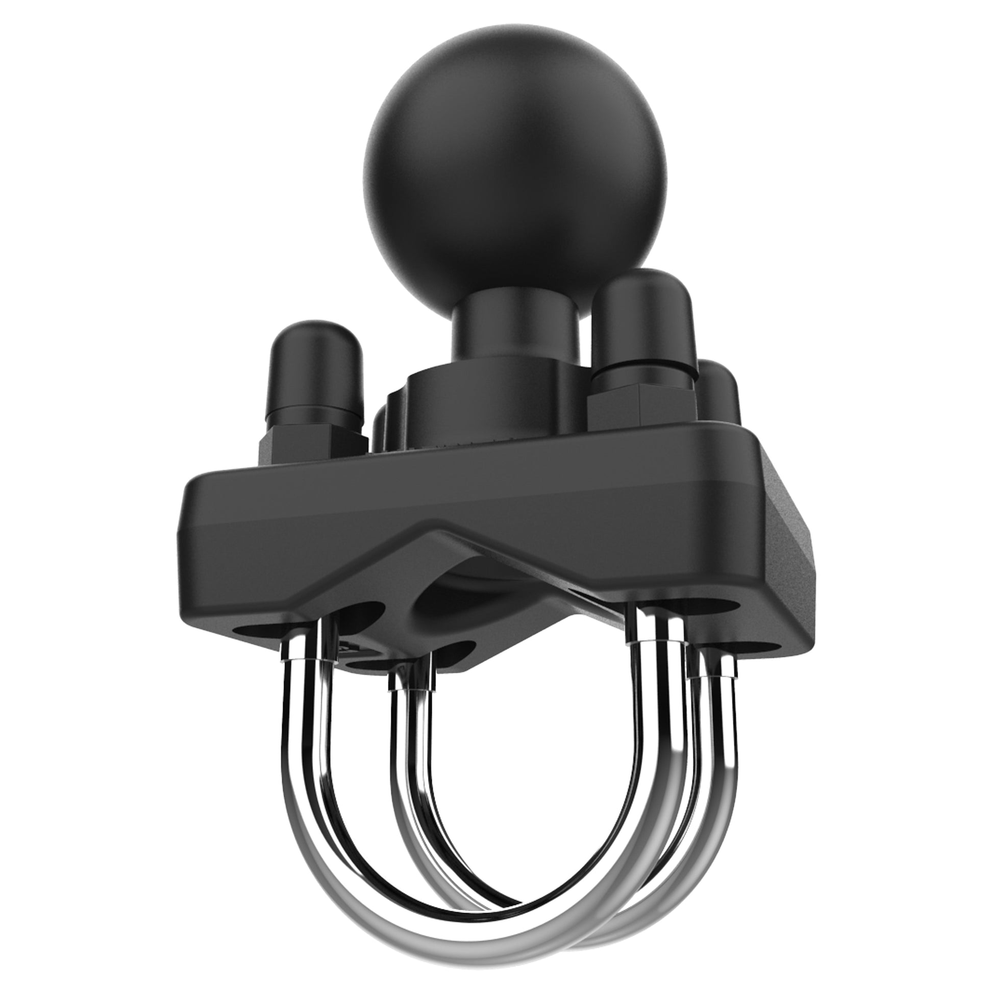 RAM Mounts stainless double U-bolt rail base with 1.5 inch ball