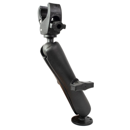RAM Mounts trolling motor stabilizer with Tough-Claw clamp and long arm