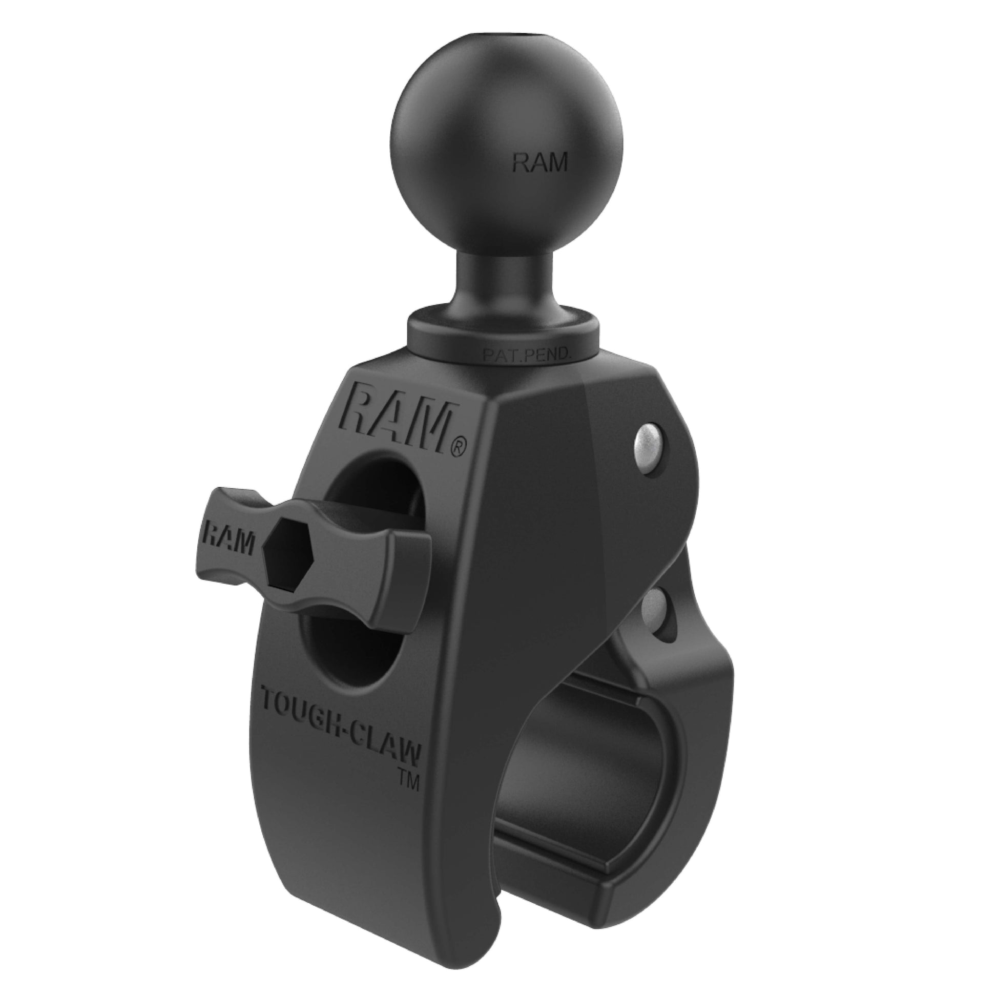 RAM Mounts medium Tough-Claw clamp base with 1.5 inch rubber ball