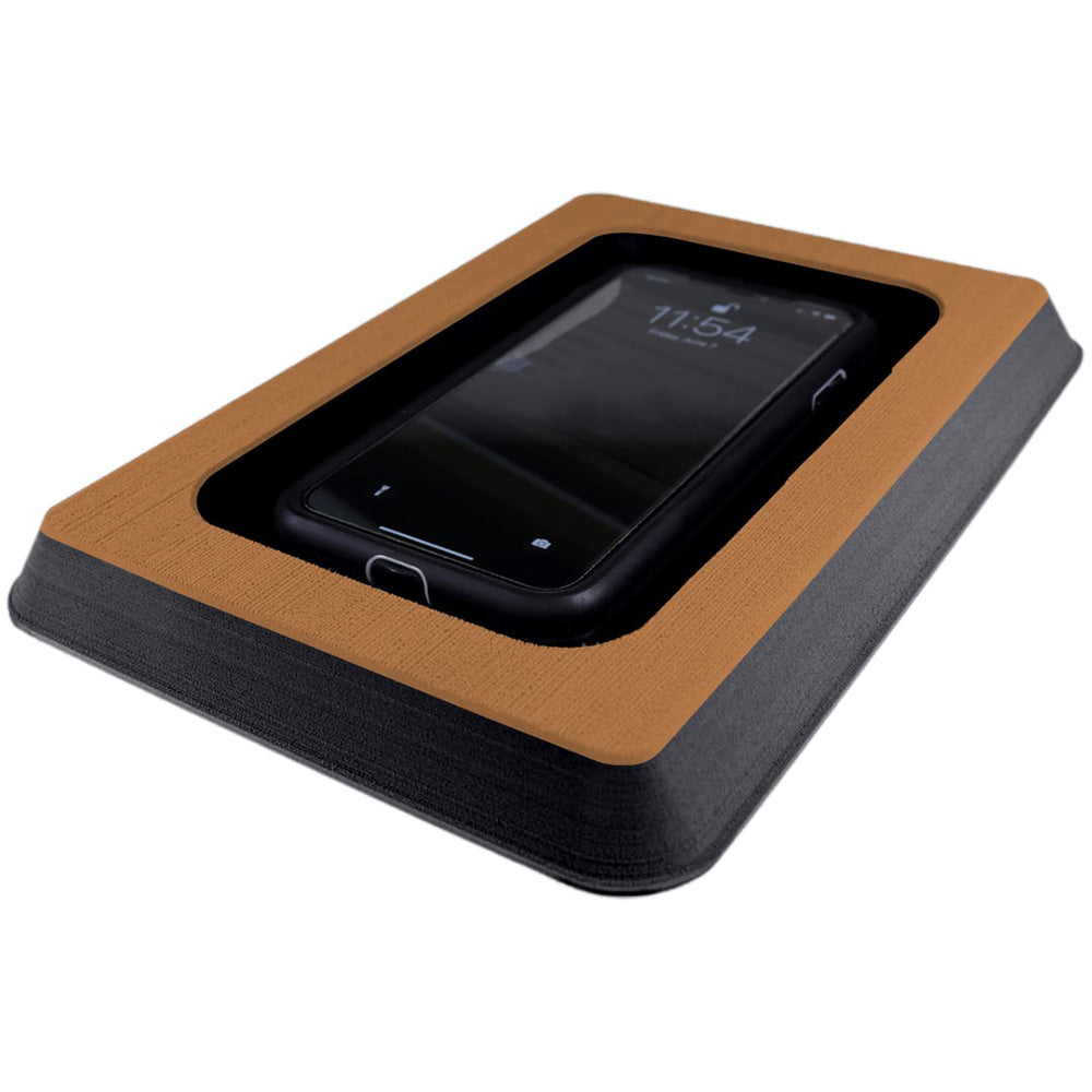 SeaDek cell phone dash pocket Mocha/Black two-tone