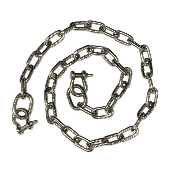 Gen3 Marine 316 stainless steel anchor chain with shackles