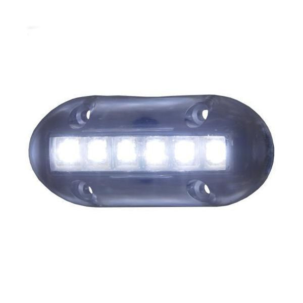 T-H Marine LED underwater boat light in white, 1.5 by 3.5 inch surface mount