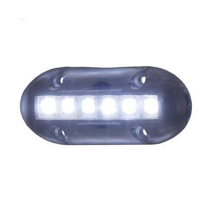 T-H Marine LED underwater boat light in white, 1.5 by 3.5 inch surface mount