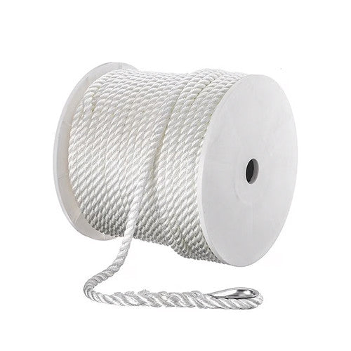 AAmstrand Twisted Nylon Anchor Line – 3/8" x 100 ft