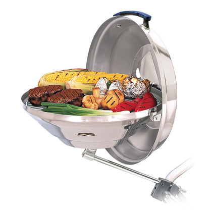 Magma Marine Kettle 17" Party Size Charcoal Grill A10-114, lid open
