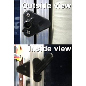 T-H Marine Pontoon Gate Latch - Gray
