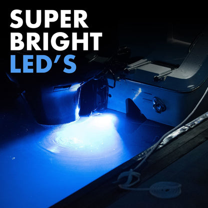 T-H Marine LED Underwater Boat Light 1.5" x 3.5" – White, Green or Blue