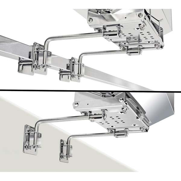 Magma T10-640 dual extended square, flat and side bulkhead rail mount
