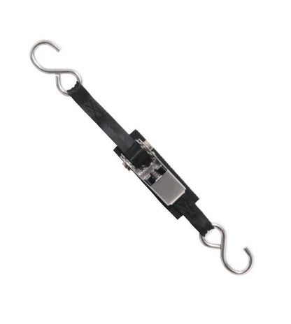 BoatBuckle Stainless Steel Ratchet Transom Tie-Down 1" x 3.5' – Pair