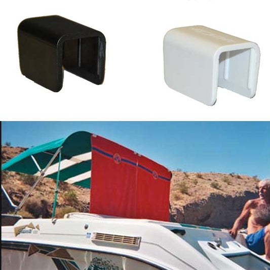 Terricraft Bimini Clip 1" Square - Black (5-Pack)
