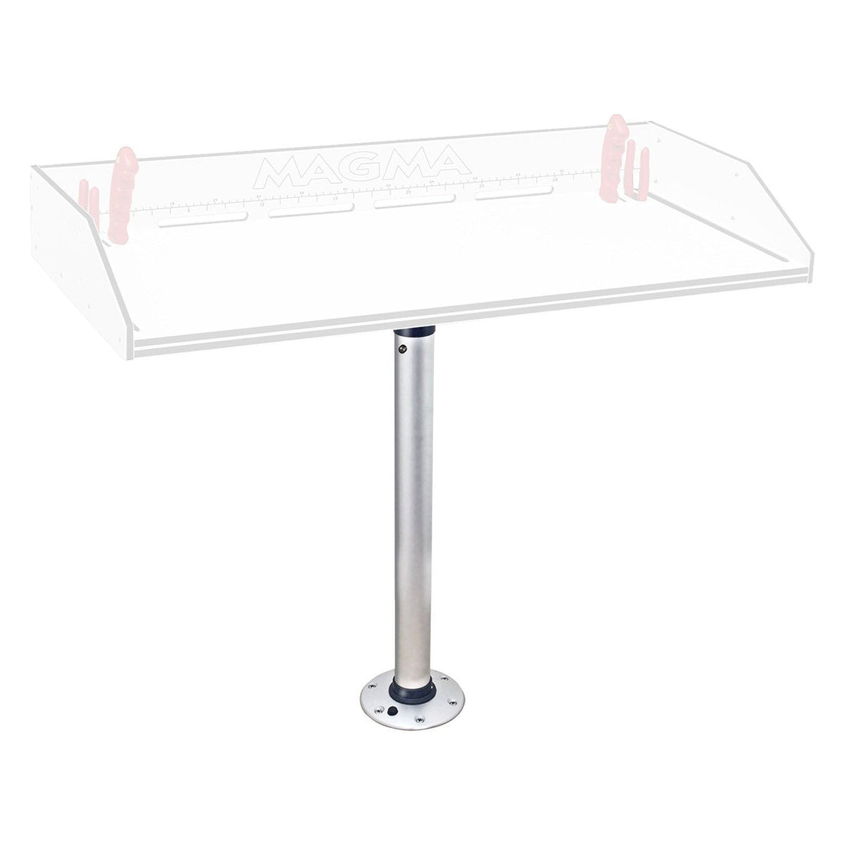 Magma T10-185 pedestal mount shown supporting a boat table