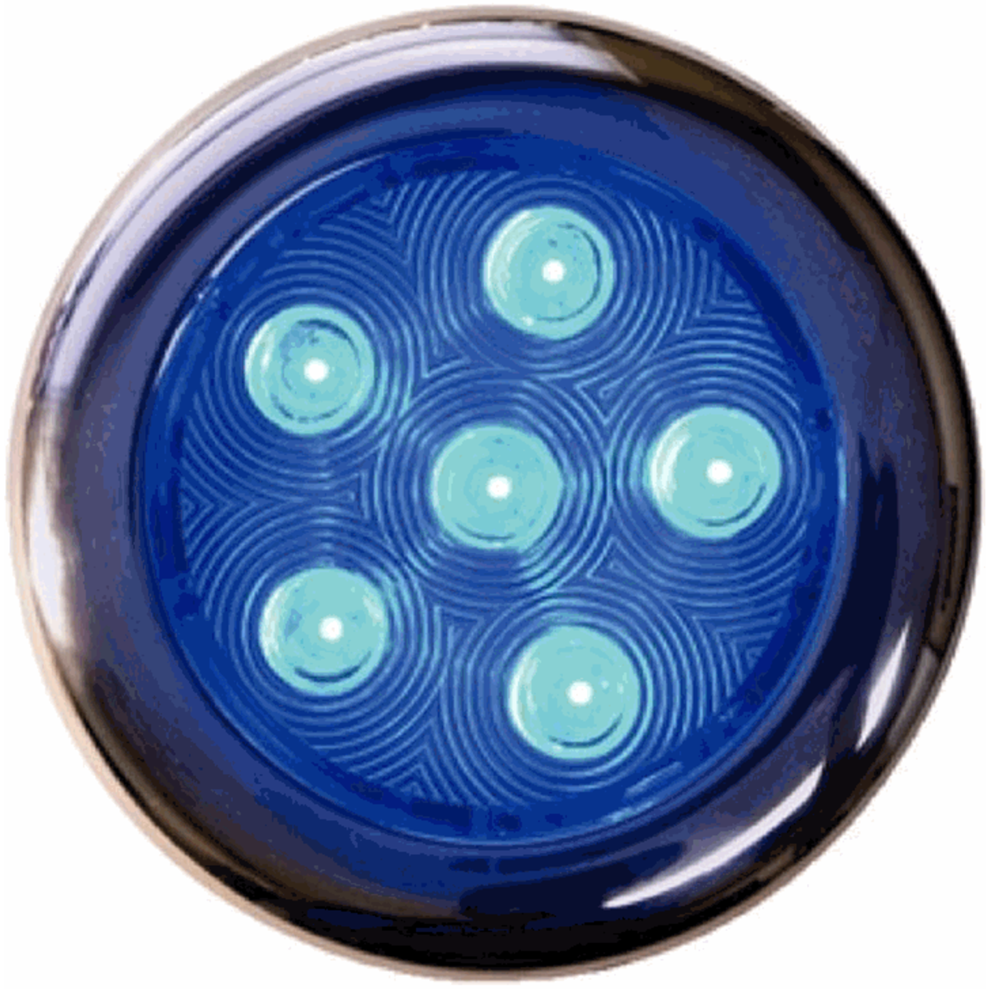 T-H Marine LED-51832-DP 4 inch stainless steel blue LED puck light