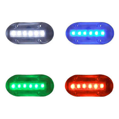 T-H Marine LED Underwater Boat Light 1.5" x 3.5" – White, Green or Blue