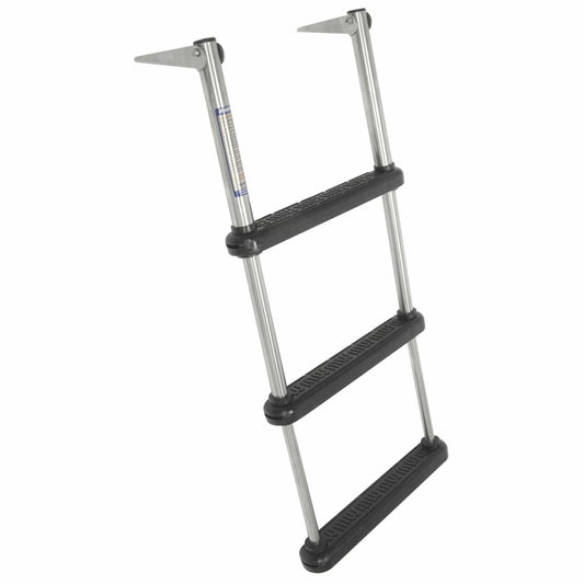 Windline TDL-3 3-step telescoping over-platform boat ladder with molded steps